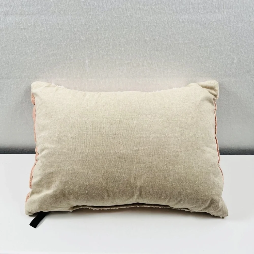 Newport Collection Pillow Multi-color Striped Textured Design 18